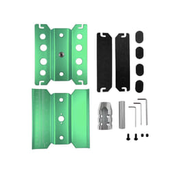 Metal Repair Station Workbench Assembly Platform For TRX-4 Axial SCX10 II RC Crawler 1/10 1/8 1/12 RC - Green Ordinary