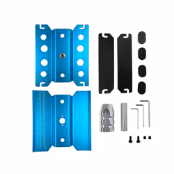 Metal Repair Station Workbench Assembly Platform For TRX-4 Axial SCX10 II RC Crawler 1/10 1/8 1/12 RC - Blue Ordinary