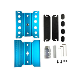 Metal Repair Station Workbench Assembly Platform For TRX-4 Axial SCX10 II RC Crawler 1/10 1/8 1/12 RC - Blue Ordinary