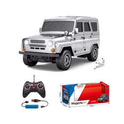 2024 New 1:12 Metal Silver Remote Control Car Toy Lada Pickup Car Model Parent Child Communication Children'S - C silver