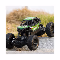 Children's Large Remote Control Car Alloy Remote Control Off road Vehicle Rechargeable Four way Climbing - black