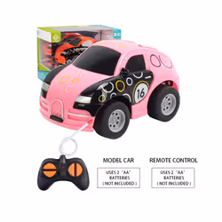 Mini Cartoon Remote Control Car Toddler Toys Cute Cars RC Car for Kids Car for Boys Girls Gifts for - Pink