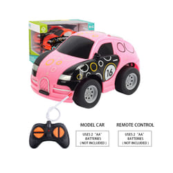 Mini Cartoon Remote Control Car Toddler Toys Cute Cars RC Car for Kids Car for Boys Girls Gifts for - Pink