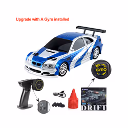 Upgraded Gyro 1/43 RC Drifting Car Racing RTR 4WD High Speed Radio Control Model 2.4G Drift Race Vehicle - 4302 with gyro
