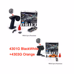 2.4G 15Km/h RC Drift Car Toys 1/43 High-Speed Remote Control Upgraded Gyro Mini Model Vehicle Electric - 4301G-4303G