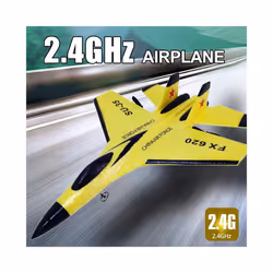 FX620 RC Plane Toy Cessna 150m Jet Su35 Electric Foam Flyer Remote Control Hawker Glider Airplane Model - 34CM FX622 LED