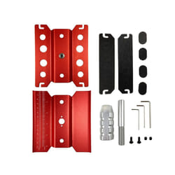 Metal Repair Station Workbench Assembly Platform For TRX-4 Axial SCX10 II RC Crawler 1/10 1/8 1/12 RC - Red Heighten