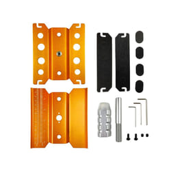 Metal Repair Station Workbench Assembly Platform For TRX-4 Axial SCX10 II RC Crawler 1/10 1/8 1/12 RC - Gold Heighten