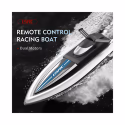 2.4G LSRC-B8 RC High Speed Racing Boat Waterproof Rechargeable Model Electric Radio Remote Control Speedboat - 1BA with bag