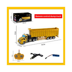 Remote Control Toy Car Semi-Trailer Heavy Truck Container Trailer Simulation Model Wireless Remote Control - 1D00046