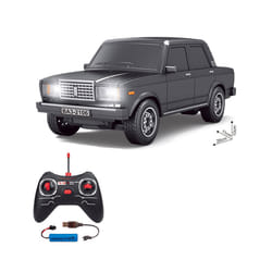 1:12 Rada Remote Control Car Simulation Car Sedan Model Children Remote Control Toy Car Birthday Gift - Lada black