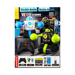RC Battle Bumper Car Toy for Toddler Boy Girl Catapult Robot Karting Toy with Music Light RC Battle - Robot Battle