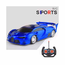 Rc Car Fast with Led Light 2.4g Radio Remote Control Sports Cars Stunt High-Speed Drift Racing Electric - H