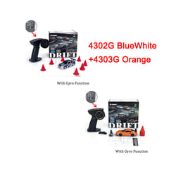 2.4G 15Km/h RC Drift Car Toys 1/43 High-Speed Remote Control Upgraded Gyro Mini Model Vehicle Electric - 4302G-4303G