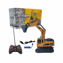 RC Excavator Dumper Car 2.4G Remote Control Engineering Vehicle Crawler Truck Bulldozer Toys for Boys - 5CH Excavators