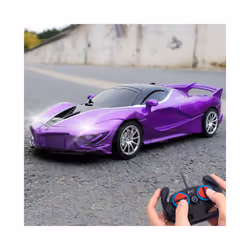 Rc Car Fast with Led Light 2.4g Radio Remote Control Sports Cars Stunt High-Speed Drift Racing Electric - X