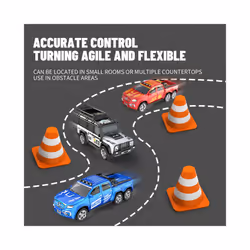 New RC Car MINI Alloy 1/64 Remote Control Car Convenient to Carry 60 Minutes of Work Time Children's - 6601A