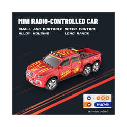 RC Cars 2.4G 5-Channel 1:64 Alloy Mini Remote Control SUV Drifts Electric Off-road Racing Buggy Vehicle - A-8801B red