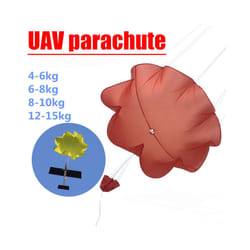 RC Model Parachute 12-15KG UAV Parachute Skywalker Gemini Starbelt Guidance Parachute Quality Nippon - Orange 6-8KG