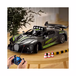 Rc Car 4Ch High-Speed Remote Control Drift Racing Car Electric Sportscar Toy Vehicle Model Toys for - Blue 21cm