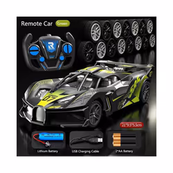 2.4G RC Car Toy Drift Racing Remote Control Car High Speed Off Road RC Car RC Racing Car Toy for kids - BJDPC  green