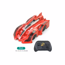 Children Climbing Remote Control Cars Cool Dependence On Wall Racing Toy Cars Little Boy Gifts - Red