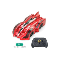 Children Climbing Remote Control Cars Cool Dependence On Wall Racing Toy Cars Little Boy Gifts - Red