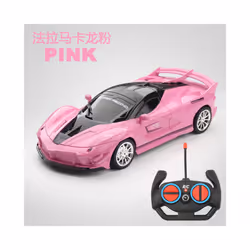 Rc Car Fast with Led Light 2.4g Radio Remote Control Sports Cars Stunt High-Speed Drift Racing Electric - P