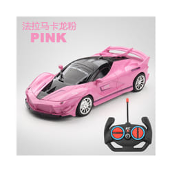 Rc Car Fast with Led Light 2.4g Radio Remote Control Sports Cars Stunt High-Speed Drift Racing Electric - P