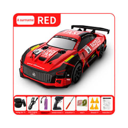 Q165 2.4G Drift Rc Car 4WD Drift Car 1:18 Toy Remote Control GTR Car RC Racing Car Toy for Children - Q165 Red 1B