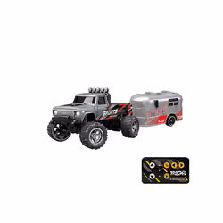Mobile App Controlable 1:64 Metal Alloy Proportional Remote Control Car Christmas Gift 2.4GHz Mini RC - Grey