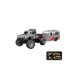 Mobile App Controlable 1:64 Metal Alloy Proportional Remote Control Car Christmas Gift 2.4GHz Mini RC - Grey