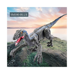 Remote Control Dinosaur Toys, Walking Dino with Light and Sound Velociraptor Tyrannosaurus Rex Spinosaurus - SM018