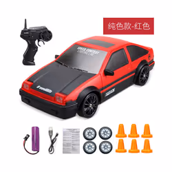 2.4G High speed Drift Rc Car 4WD Toy Remote Control AE86 Model GTR Vehicle Car RC Racing Cars Toy for - AE86-1B
