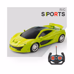 Rc Car Fast with Led Light 2.4g Radio Remote Control Sports Cars Stunt High-Speed Drift Racing Electric - O