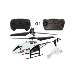 2 Channel Helicopter USB Rechargable Remote Control Aircraft Model with LED Light Mini Helicopter for - 3