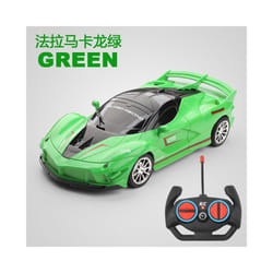 Rc Car Fast with Led Light 2.4g Radio Remote Control Sports Cars Stunt High-Speed Drift Racing Electric - Y