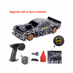 Upgraded Gyro 1/43 RC Drifting Car Racing RTR 4WD High Speed Radio Control Model 2.4G Drift Race Vehicle - 4301 with gyro