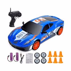 2.4G High speed Drift Rc Car 4WD Toy Remote Control AE86 Model GTR Vehicle Car RC Racing Cars Toy for - Ferrari B-2B