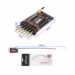 Radiomaster 2.4GHz ELRS PWM Receiver V 8CH ExpressLRS RX For RC Fixed Wing Aircraft Car - ER4