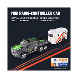 New RC Car MINI Alloy 1/64 Remote Control Car Convenient to Carry 60 Minutes of Work Time Children's - C-8801A