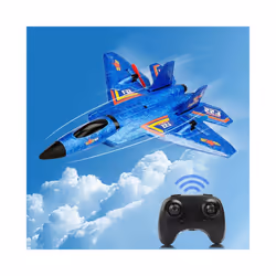 F22 Raptor RC Plane 2.4G 2CH Remote Control Flying Glider With LED Lights EPP Foam Airplane Toys For - Red