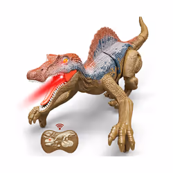 Remote Control Dinosaur Toys, Walking Dino with Light and Sound Velociraptor Tyrannosaurus Rex Spinosaurus - SM016