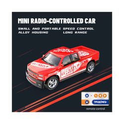RC Cars 2.4G 5-Channel 1:64 Alloy Mini Remote Control SUV Drifts Electric Off-road Racing Buggy Vehicle - A-5501C red