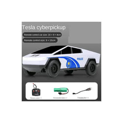 Children Remote Controlled Car Pickup Truck Toy Charging Four-way Race Car Drop Resistant Toy Car For - F110003 white