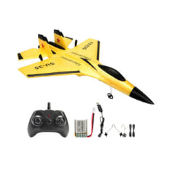 SU35 RC Plane FX620 FX820 2.4G Remote Control Flying Model Glider Airplane With LED Lights Aircraft - Yellow