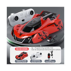 Light Chasing Wall Climbing Car Infrared Sensor Remote Control Car Wall Car Four-wheel Drive Toy Racing - 0045rlr-753