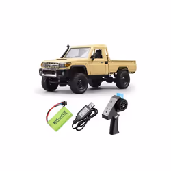 WPL MN82 C64-1 RC car araba 1/16 2.4G Full Scale 4WD Adults Climbing Car Off Road Vehicle C24 Pickup - MN82 Yellow