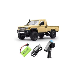 WPL MN82 C64-1 RC car araba 1/16 2.4G Full Scale 4WD Adults Climbing Car Off Road Vehicle C24 Pickup - MN82 Yellow