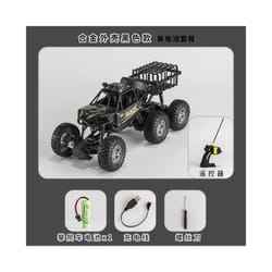 BGTOY 2.4G Remote Control Car 6WD RC Car Off-road Climbing Vehicle Control Trucks For Boys Christmas - Black